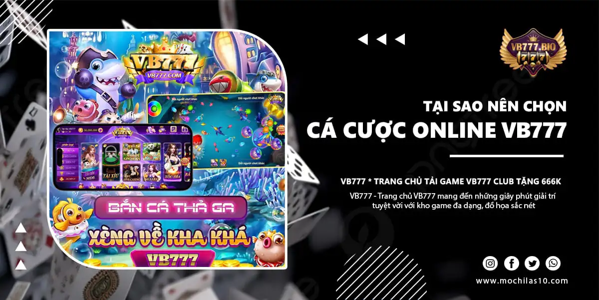 tìm hiểu cá cược online tại cổng game vb777