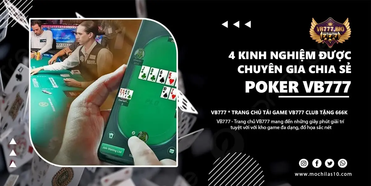 tìm hiểu game bài poker cổng game vb777