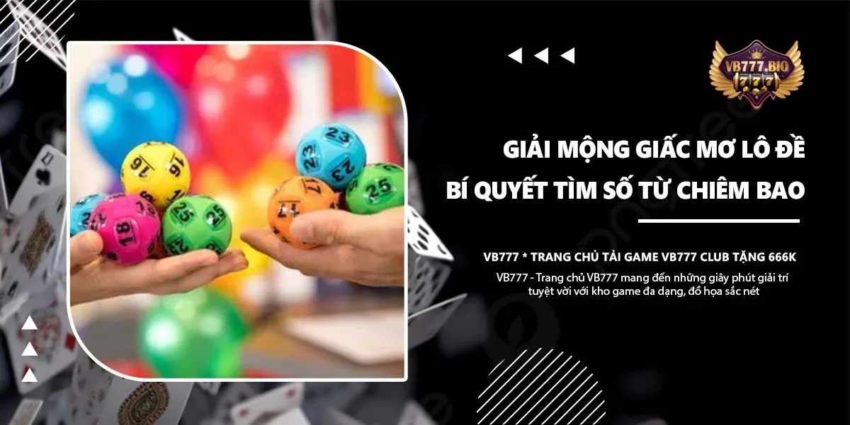 Giải Mộng Giấc Mơ Lô Đề Cùng VB777