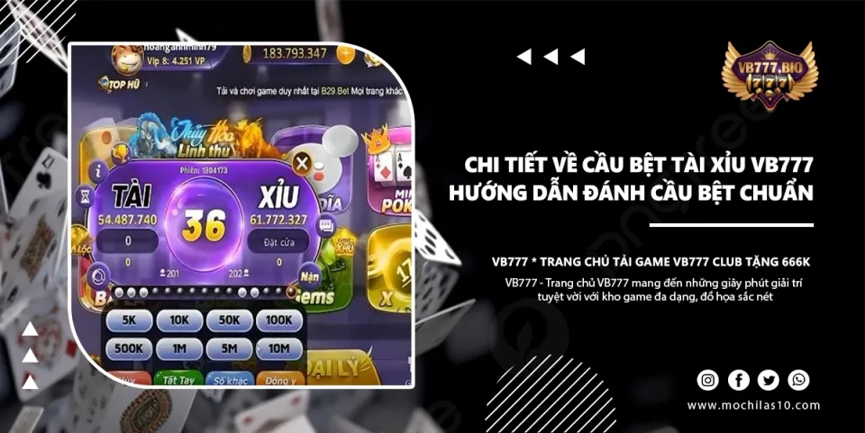 cầu bệt tài xỉu vb777